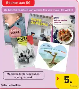 Carrefour Selectie boeken aanbieding