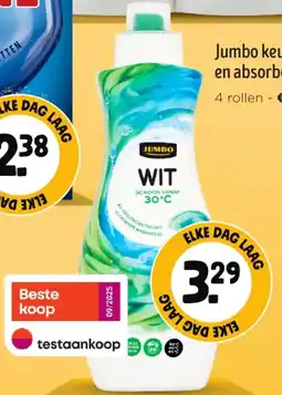 Jumbo Jumbo keL en absorb 4 rollen aanbieding