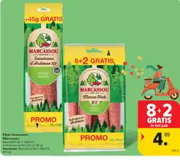 Carrefour Fijne vleeswaren MarcaStick aanbieding