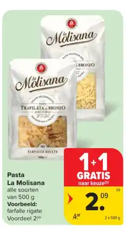 Carrefour Pasta La Molisana aanbieding