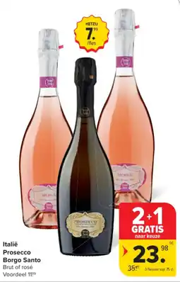 Carrefour Italie Prosecco Borgo Santo aanbieding