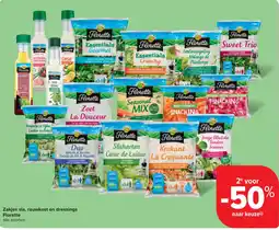 Carrefour Zakjes sla, rauwkost en dressings Florette aanbieding