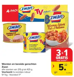 Carrefour Zwan TV aanbieding