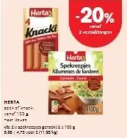 Spar Herta Spekreepjes aanbieding