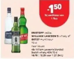 Spar William lawson's whisky of aanbieding