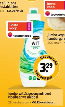 Jumbo Jumbo vega hamburgers aanbieding