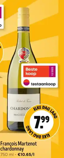 Jumbo François Martenot chardonnay aanbieding