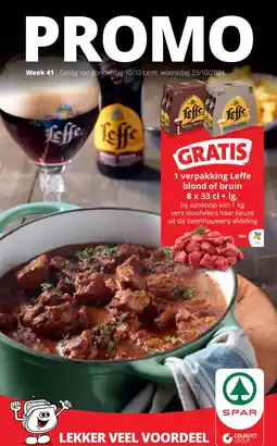 Spar Leffe aanbieding