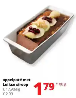 Spar Appelpaté met luikse siroop aanbieding