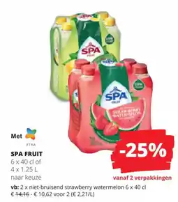 Spar Spa fruit aanbieding