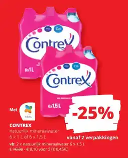 Spar Contrex natuurlijk mineraalwater aanbieding
