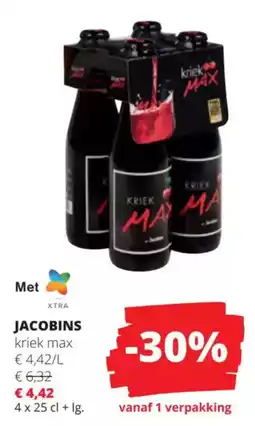 Spar Jacobins kriek max aanbieding