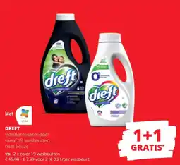 Spar Dreft vloeibare wasmiddel aanbieding