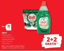Spar Dreft afwasmiddel aanbieding
