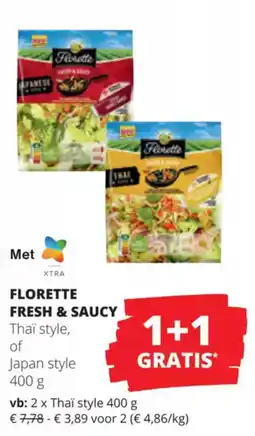 Spar Florette fresh & saucy aanbieding