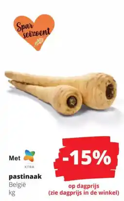 Spar Pastinaak belgië aanbieding