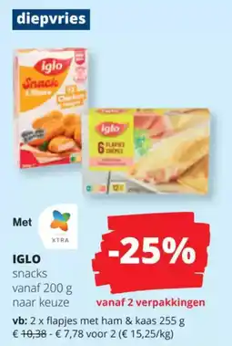 Spar Iglo Snack aanbieding