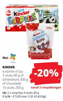 Spar Kinder aanbieding