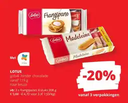 Spar Lotus gebak zonder chocolade aanbieding