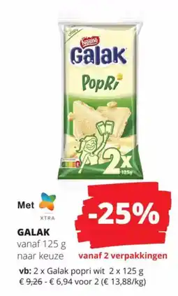 Spar Galak aanbieding