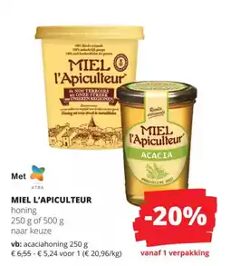 Spar Miel l'apiculteur honing aanbieding