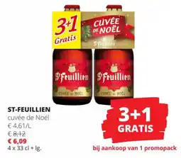 Spar St-feuillien cuvée de noël aanbieding