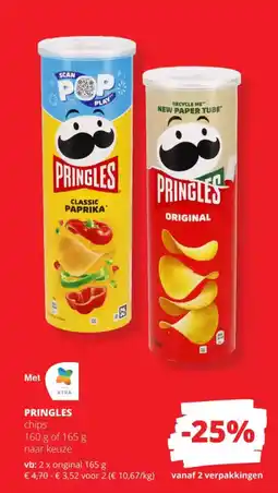 Spar Pringles chips aanbieding