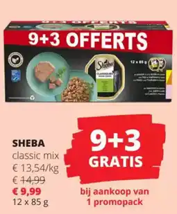 Spar Sheba classic mix aanbieding