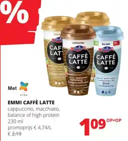 Spar Late cappuccino, macchiato, balance of high protein promoprijs aanbieding
