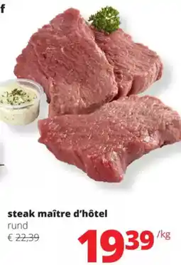 Spar Steak maître d'hôtel rund aanbieding