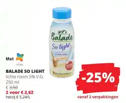 Spar Balade so light lichte room aanbieding