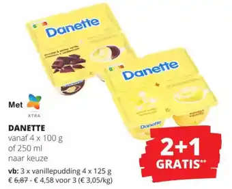 Spar Danette aanbieding