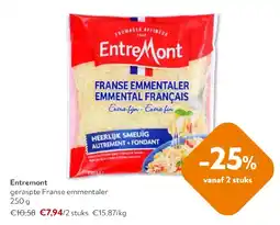OKay Entermont geraspte Franse emmentaler aanbieding