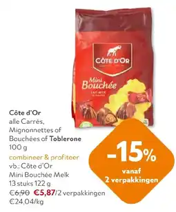 OKay Côte d'Or of Toblerone aanbieding