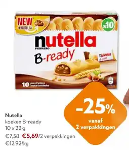 OKay Nutella koeken B-ready aanbieding