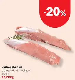 Spar varkenshaasje aanbieding