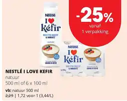 Spar NESTLÉ I LOVE KEFIR natuur 500 ml aanbieding