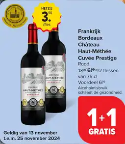 Carrefour Bordeaux Château Haut-Méthée Cuvée Prestige aanbieding