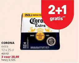 Spar CORONA extra 12 x 25 cl aanbieding