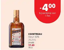 Spar COINTREAU likeur 40% aanbieding