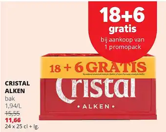 Spar CRISTAL ALKEN aanbieding