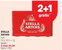 Spar STELLA ARTOIS bak 24 x 33 cl + lg aanbieding