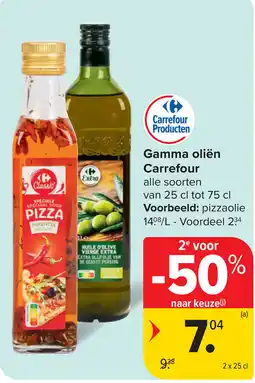 Carrefour Gamma oliën Carrefour aanbieding