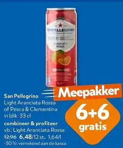 OKay San Pellegrino Light Aranciata Rossa aanbieding