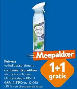 OKay Febreze luchtverfrisser Ochtenddauw 185 ml aanbieding