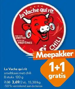 OKay La Vache qui rit smeltkaas met chili 8 stuks 120 g aanbieding