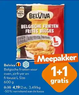 OKay Belviva Belgische frieten voor oven, airfryer en friteuse L Size 600 g aanbieding