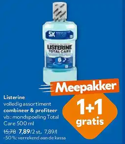 OKay Listerine mondspoeling Total Care 500 ml aanbieding