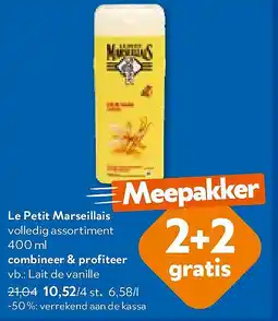 OKay Le Petit Marseillais Lait de vanille aanbieding