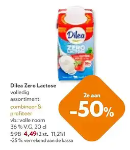 OKay Dilea Zero Lactose volle room 36% V.G. 20 cl aanbieding